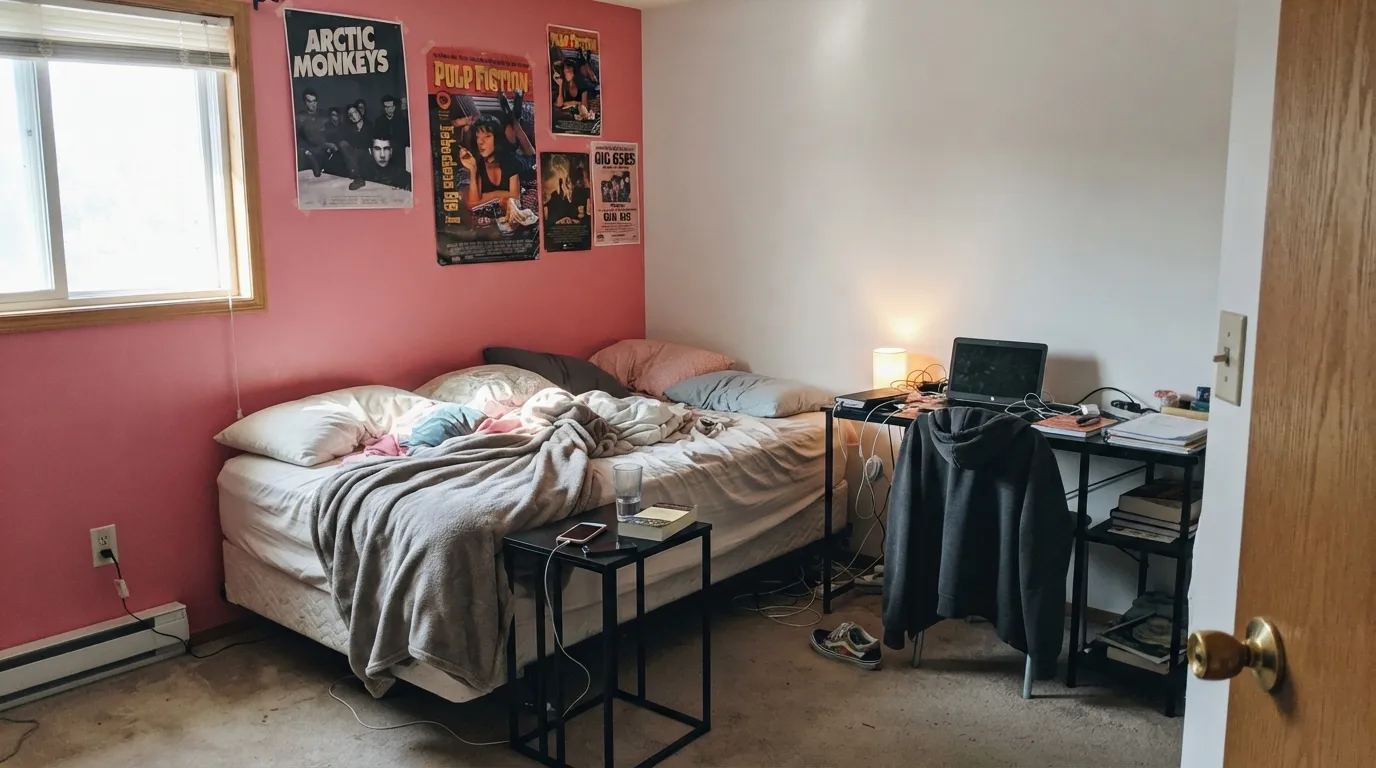 Sherwin-Williams Coming up Roses in a real room