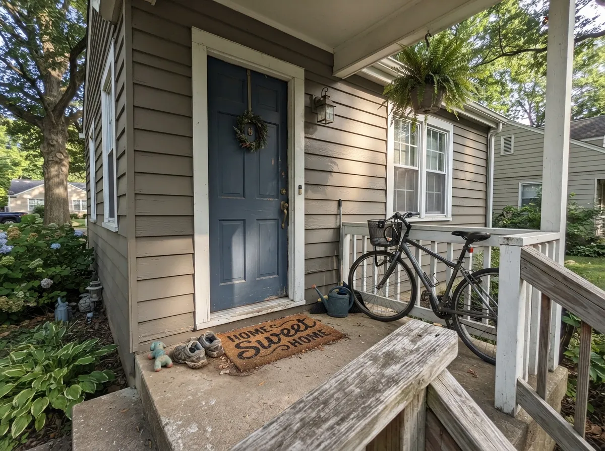 Its most common job: exterior siding in real sun, with crisp white trim doing the contrast work.