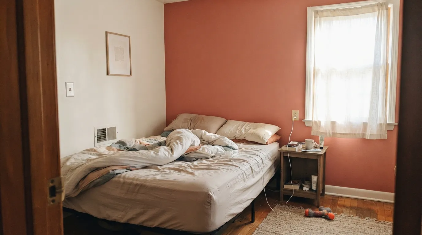 Sherwin-Williams Full Bloom in a real room