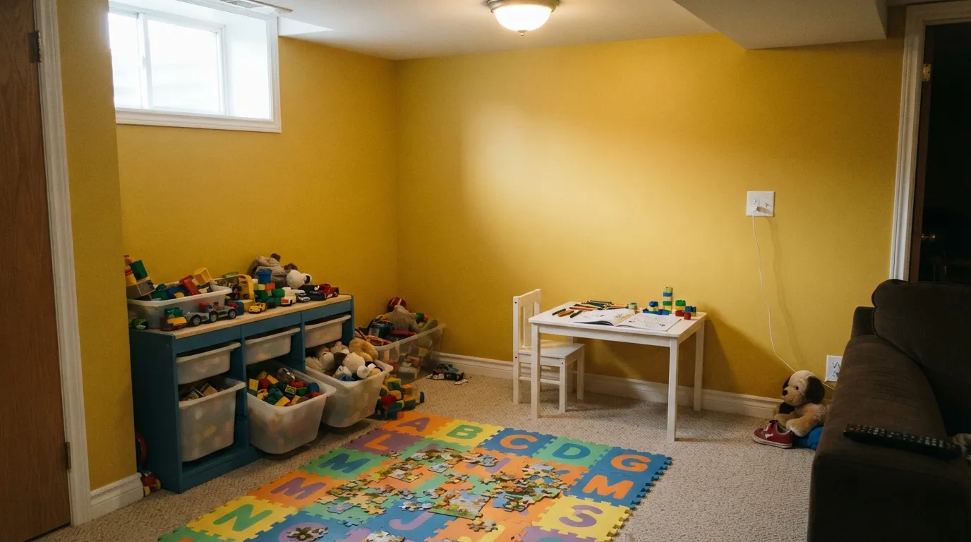 Sherwin-Williams Fun Yellow in a real room