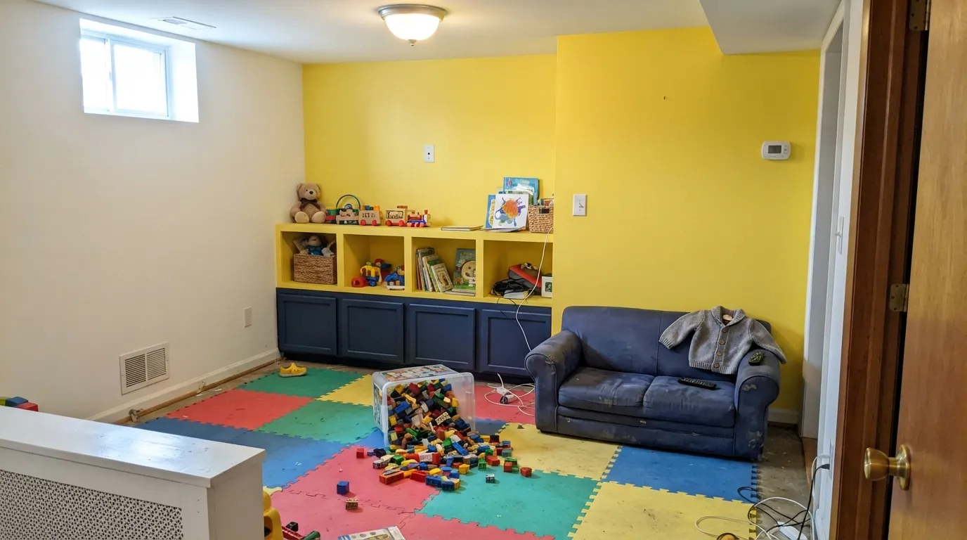 Sherwin-Williams Lemon Twist in a real room