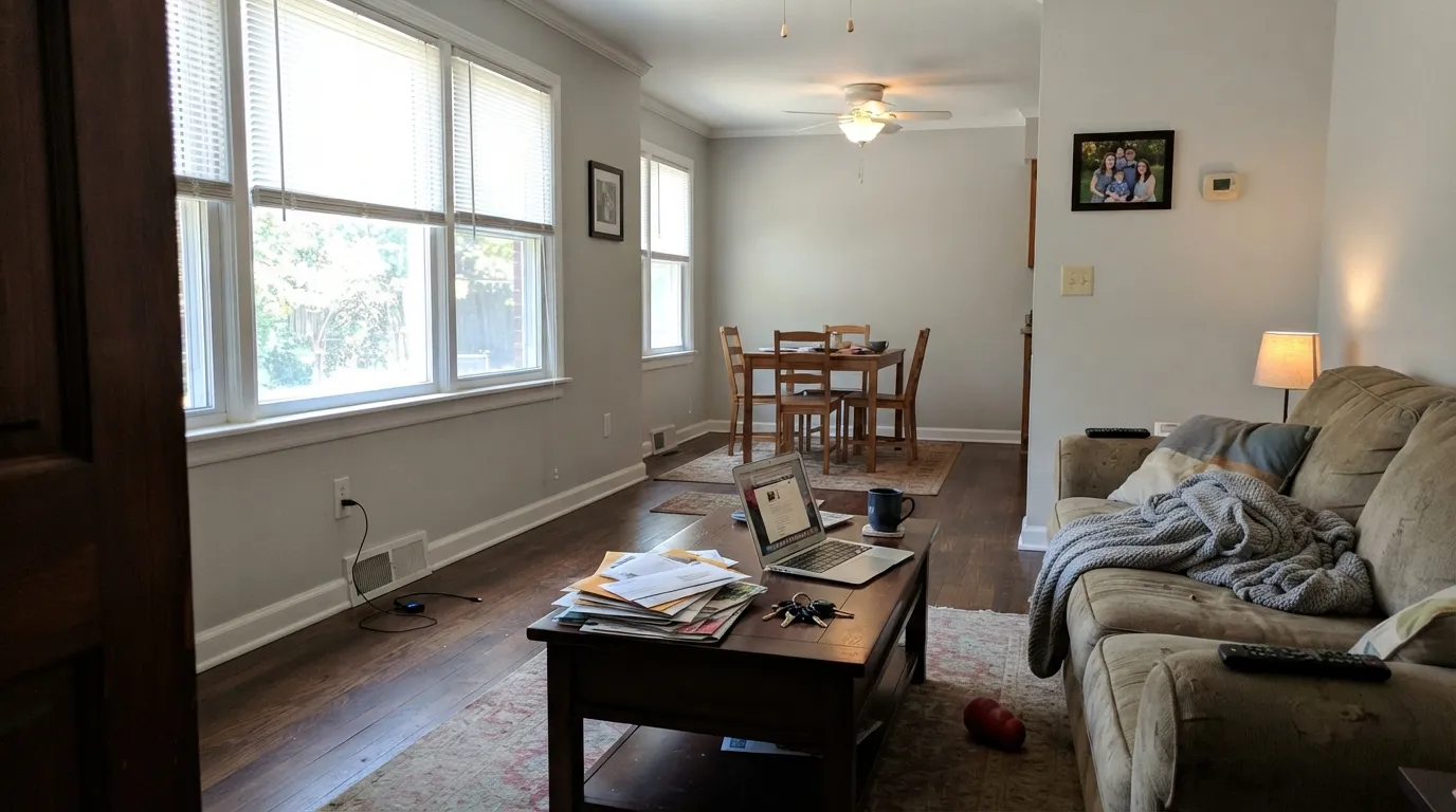 Sherwin-Williams Light French Gray in a real room