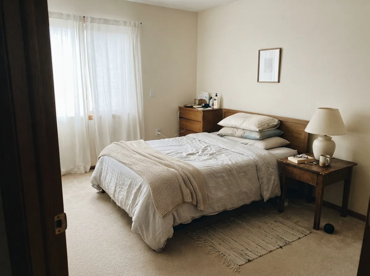 Natural Choice on bedroom walls in soft north-facing daylight.