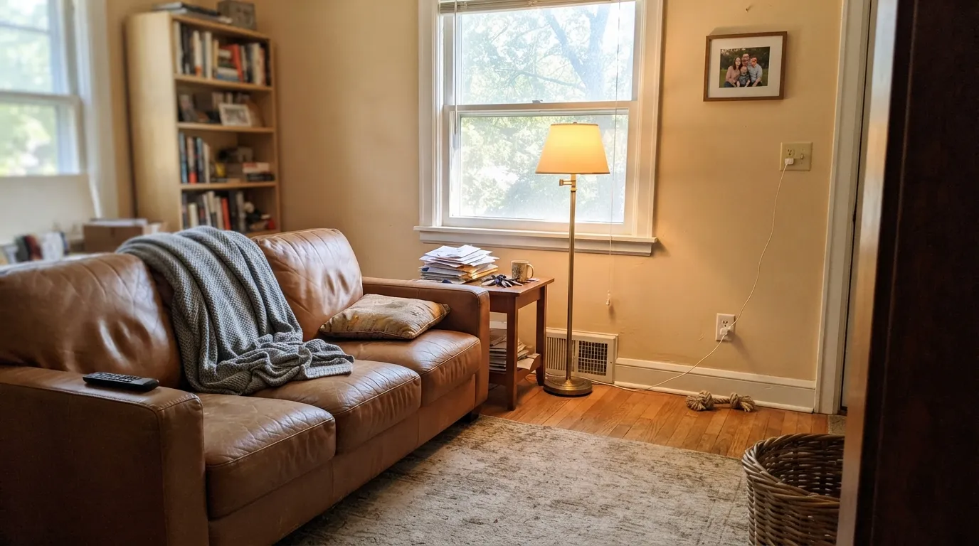 Sherwin-Williams Navajo White in a real room