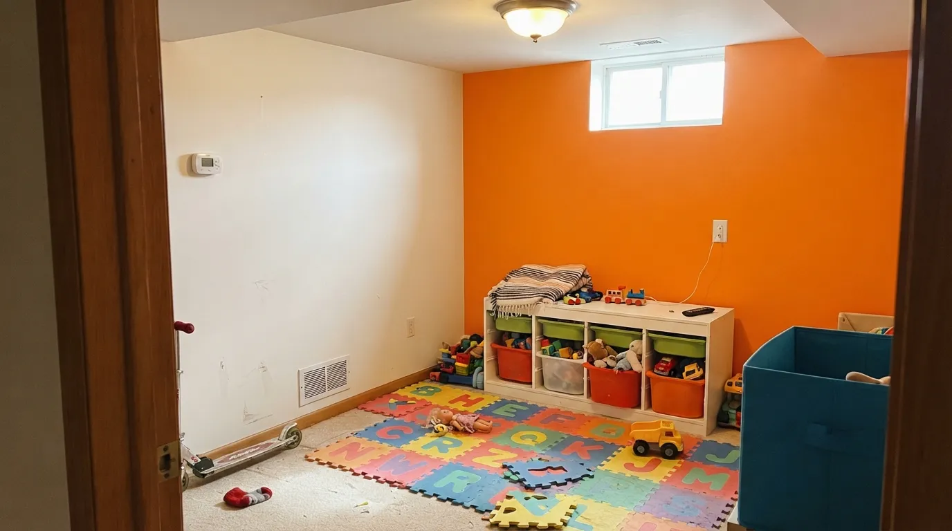 Sherwin-Williams Navel in a real room