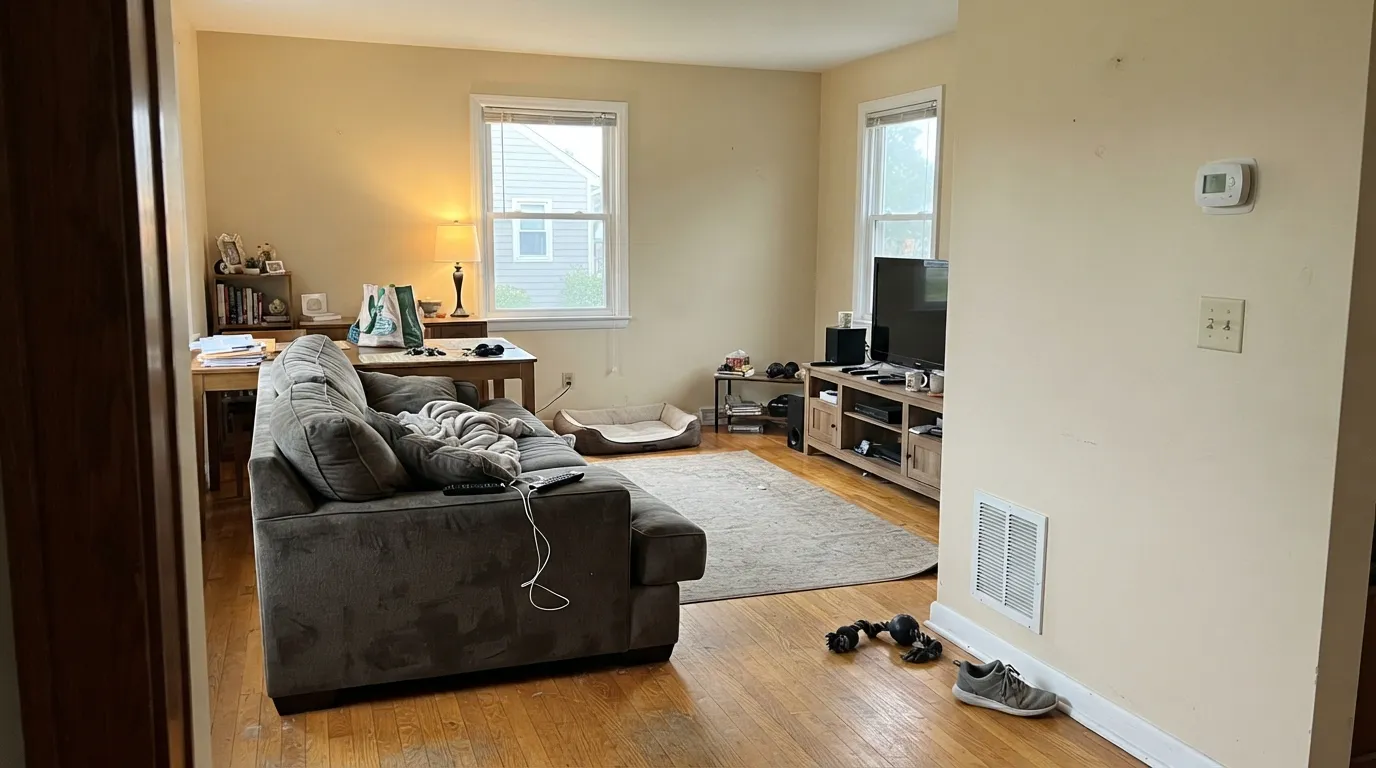 Sherwin-Williams Neutral Ground in a real room