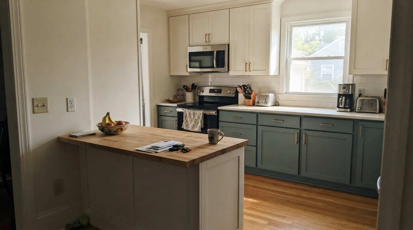 Sherwin-Williams Portsmouth in a real room