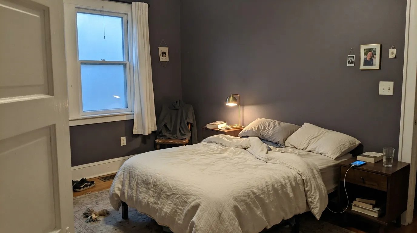 Sherwin-Williams Ripe Berry in a real room