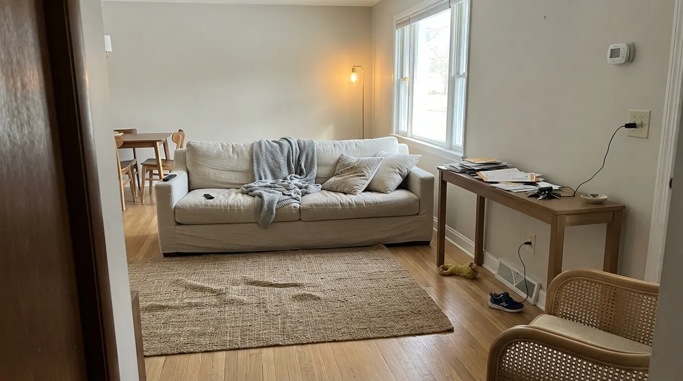 Sherwin-Williams Sunbleached in a real room