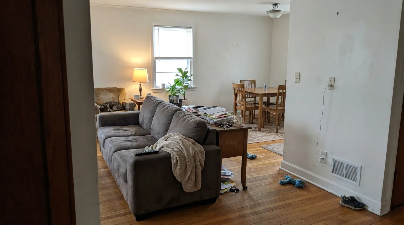 Sherwin-Williams Toque White in a real room
