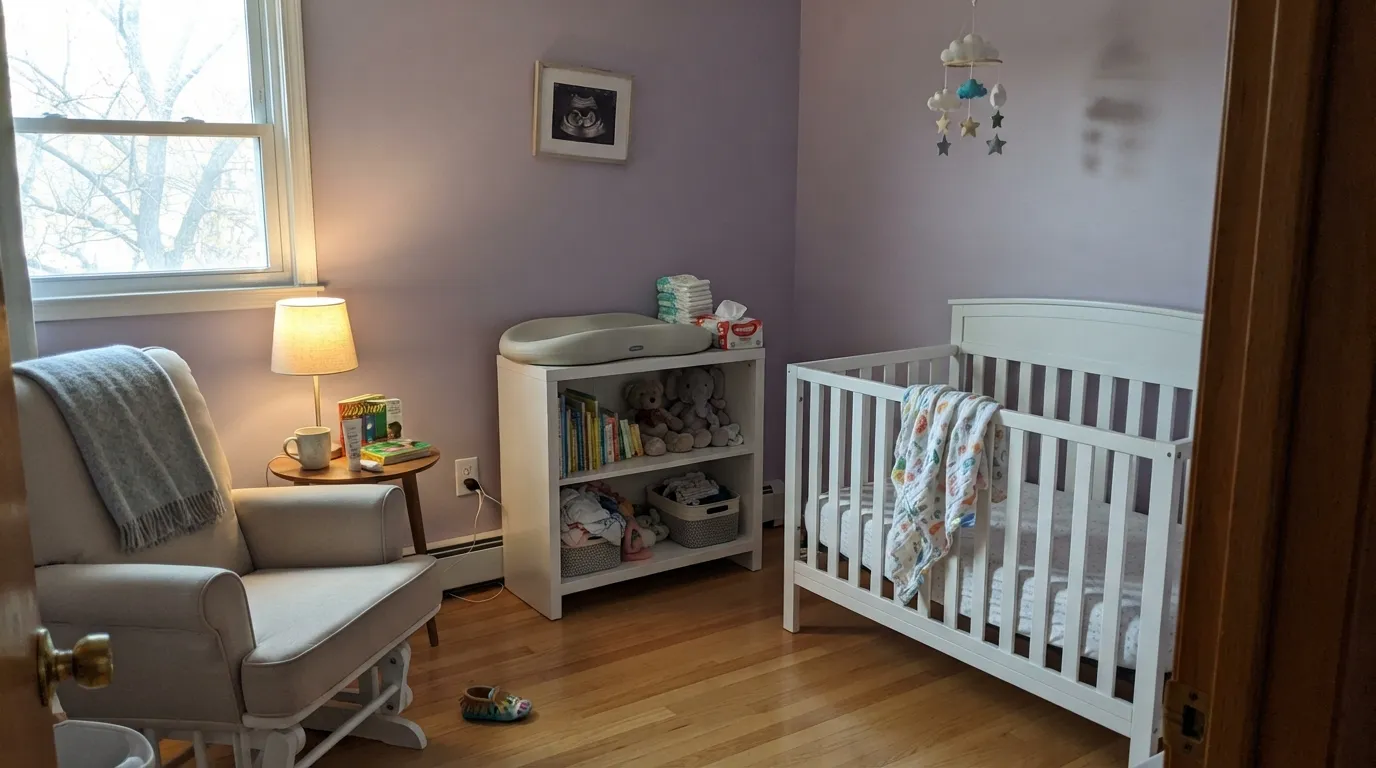 Sherwin-Williams Wallflower in a real room