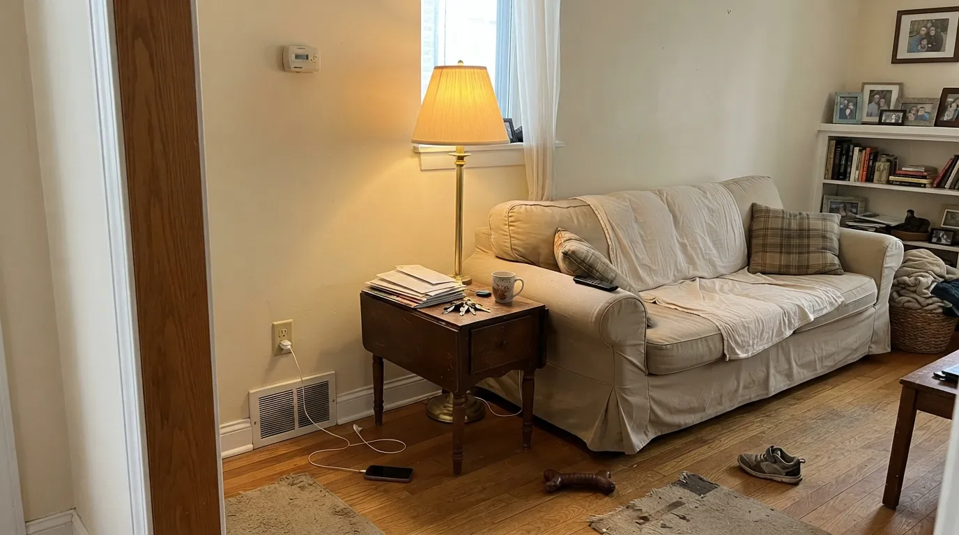 Valspar Antique White in a real room