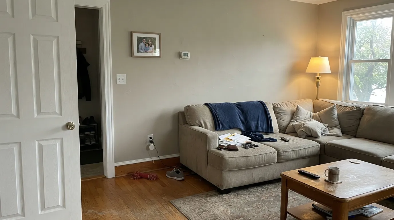 Valspar Clay Figurine in a real room
