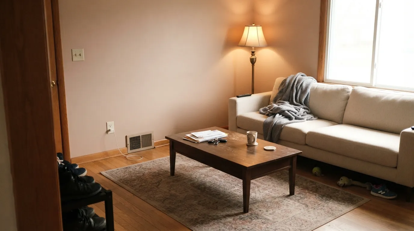 Valspar Cocoa Dust in a real room