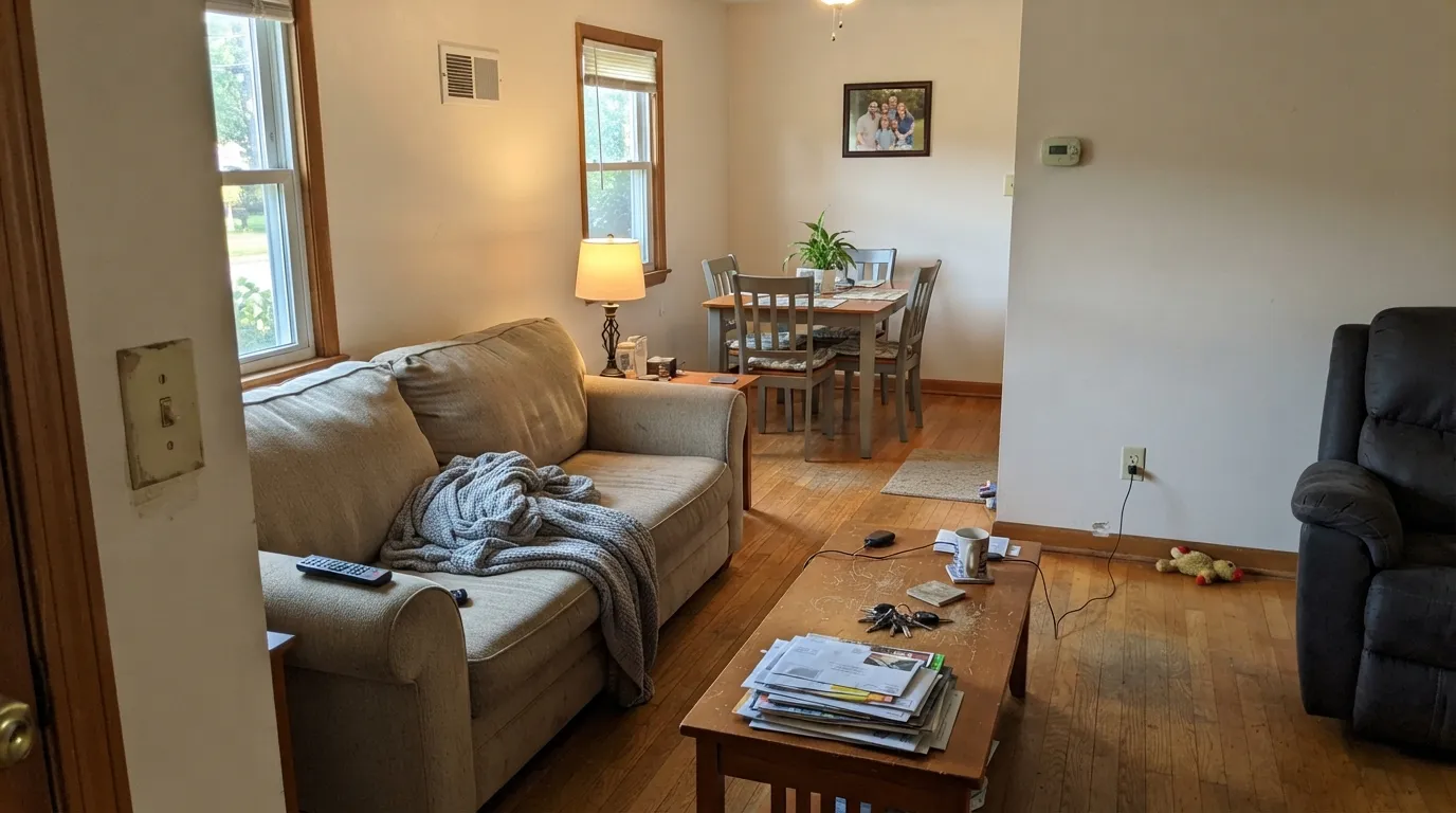 Valspar Dove White in a real room