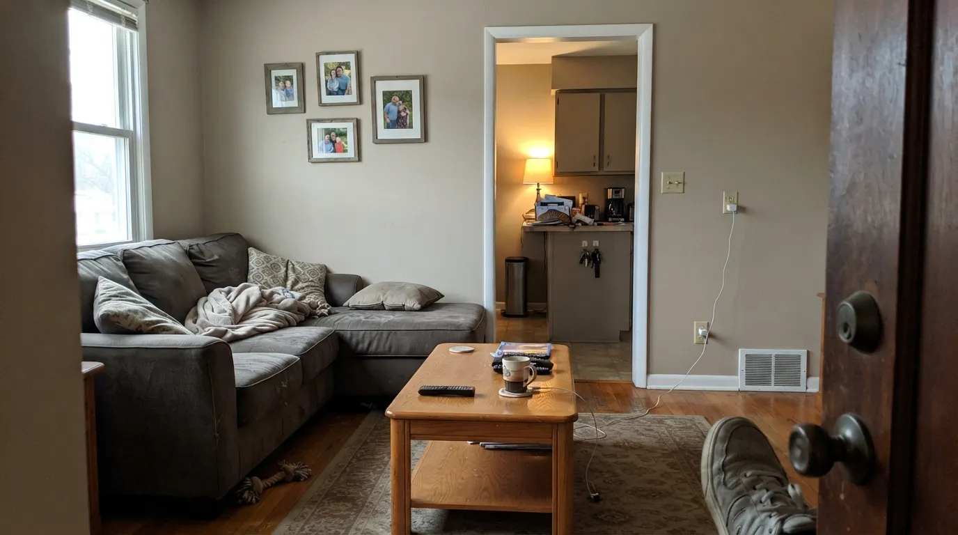 Valspar Earthy Beige in a real room