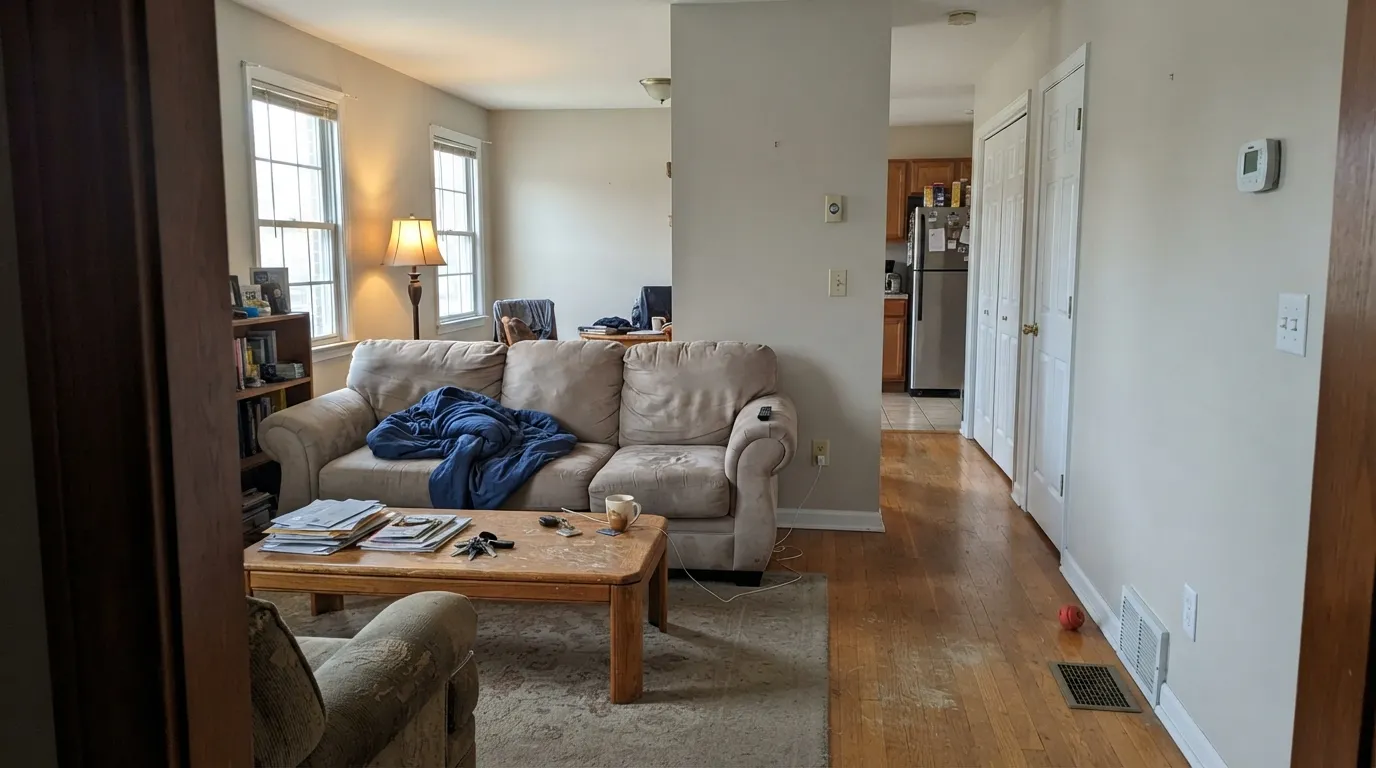 Valspar Goose Feathers in a real room