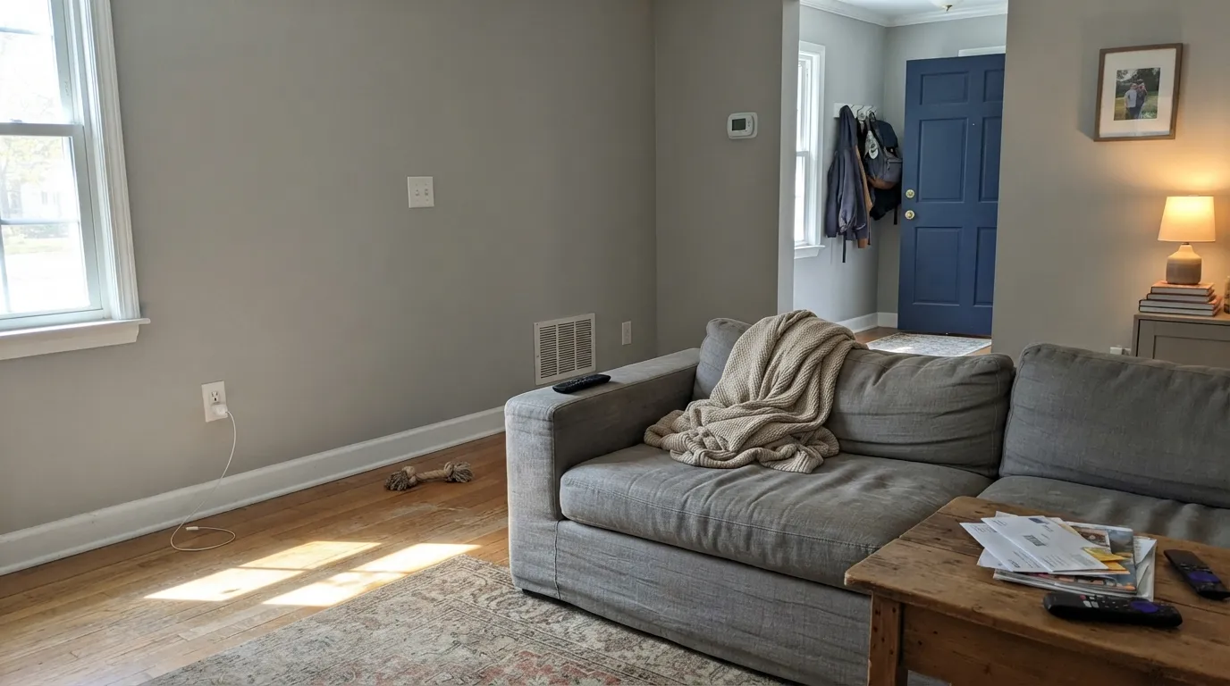Valspar Granite Dust in a real room