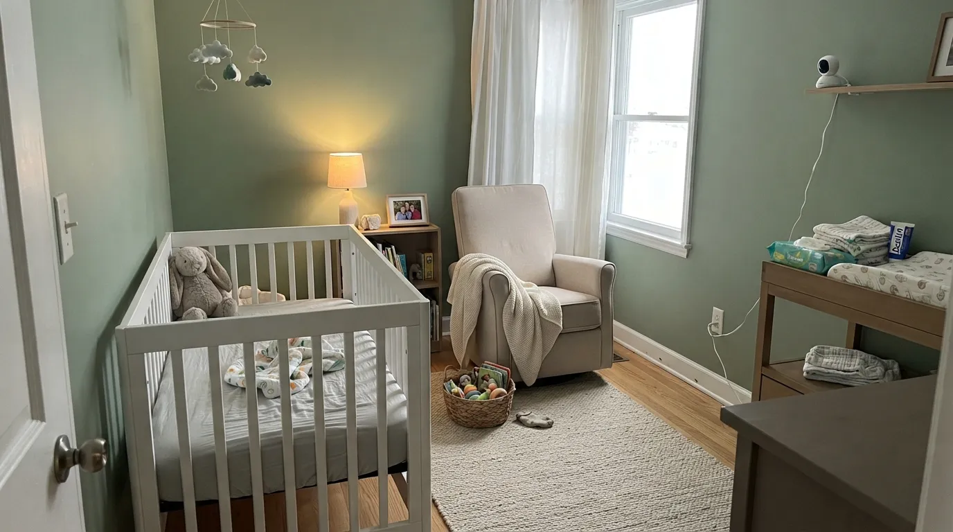 Valspar Green Trellis in a real room