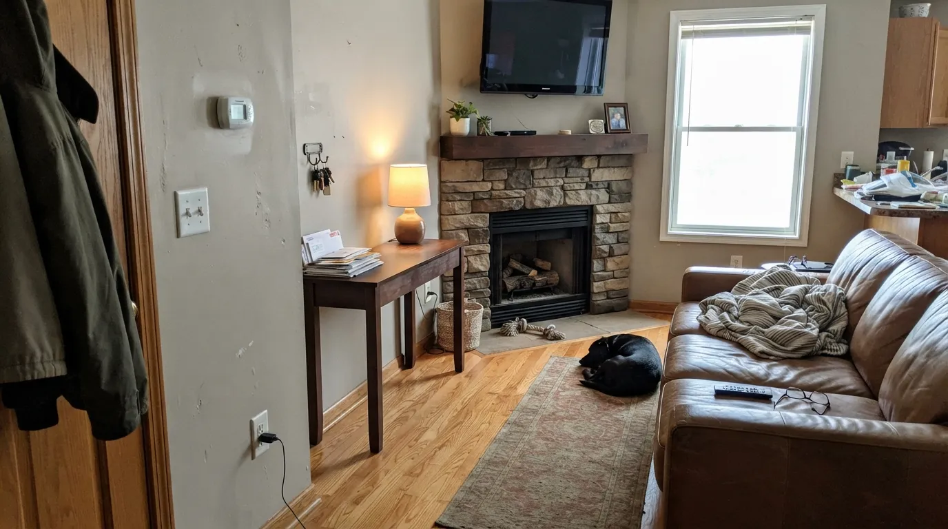 Valspar Smoked Oyster in a real room