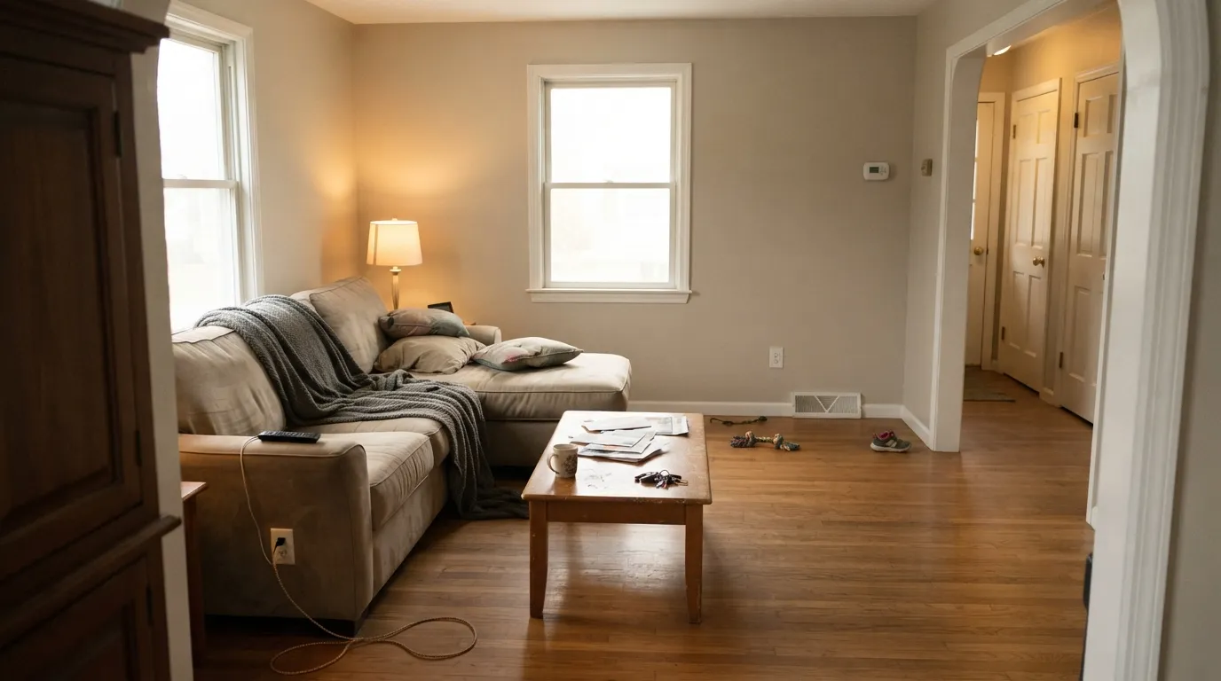 Valspar Soft Pelican in a real room