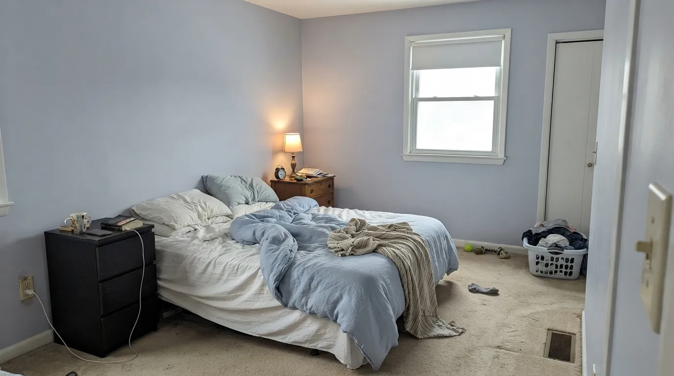 Valspar Blue room painted in the visualizer