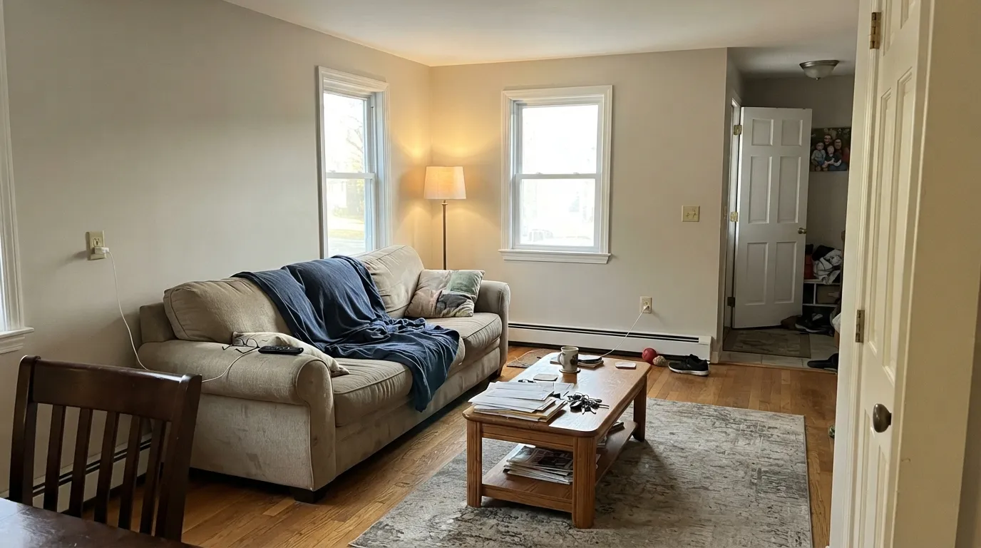 Valspar Warm Putty in a real room