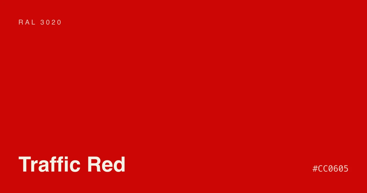 Sunlit room with a traffic red painted accent