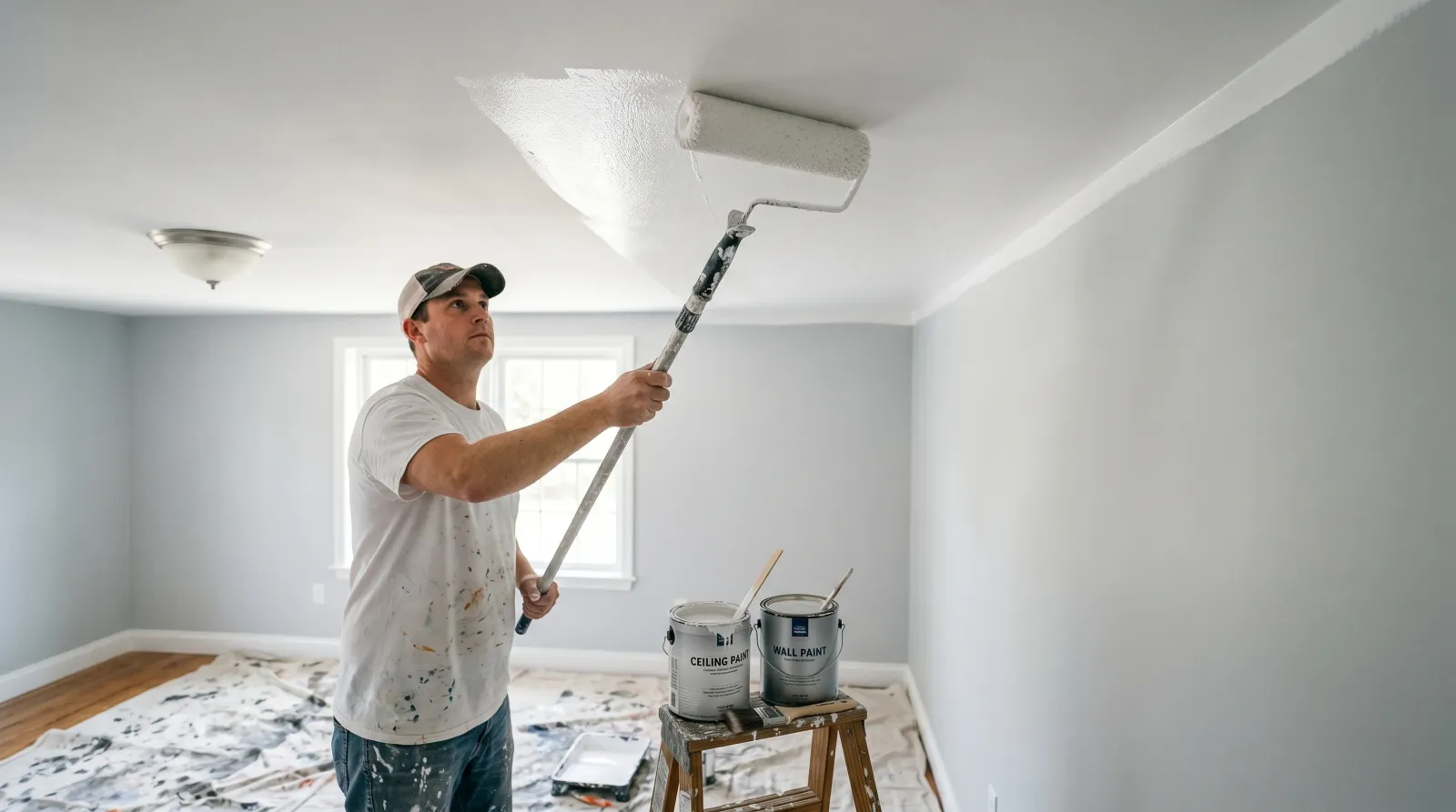 Ceiling Paint vs Wall Paint — Why You Can't Just Use One