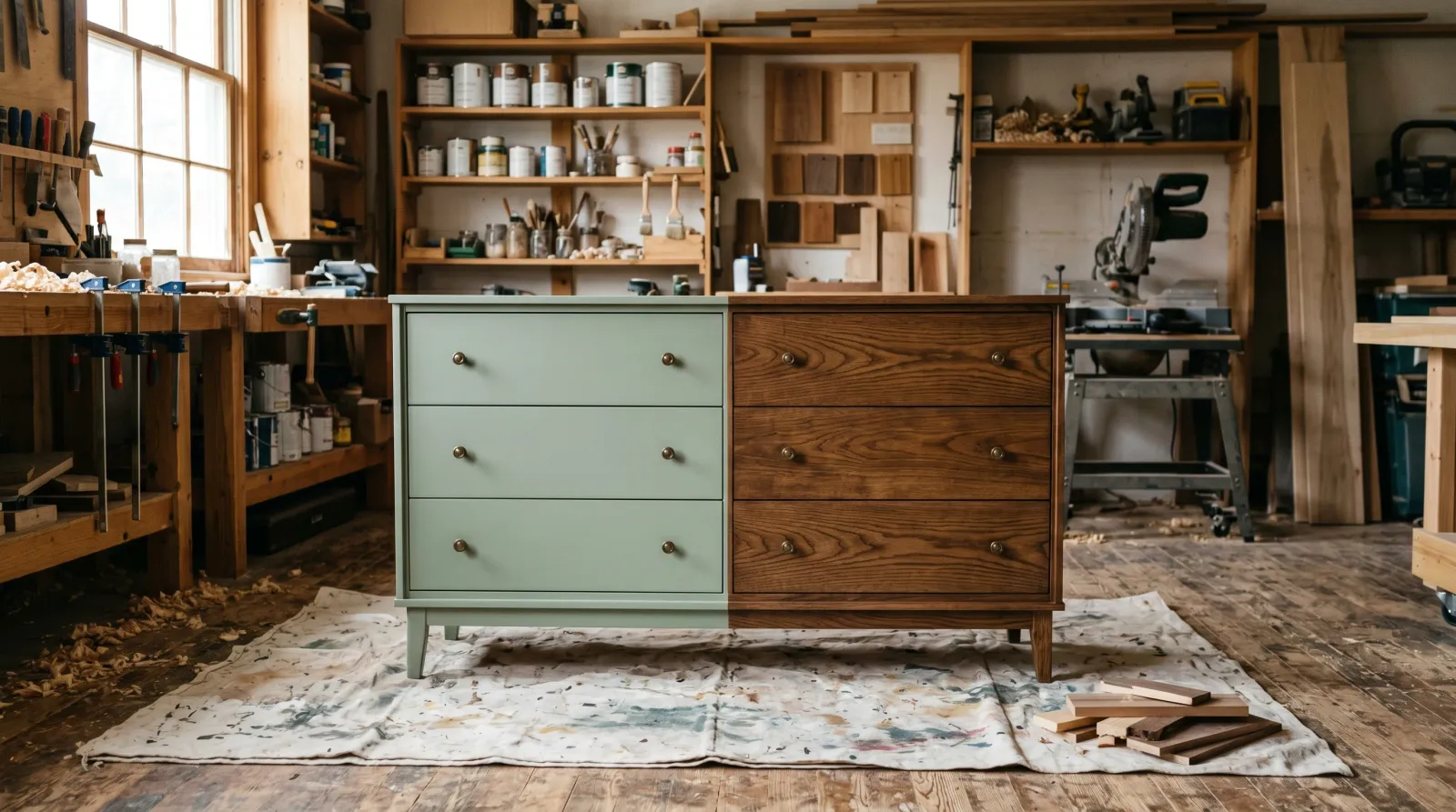 Paint vs Stain for Refinishing Furniture