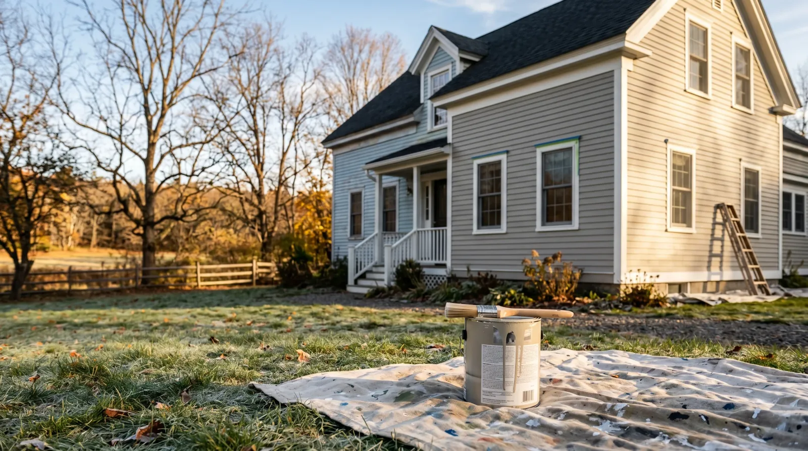 Winter-Formula vs Standard Exterior Paint