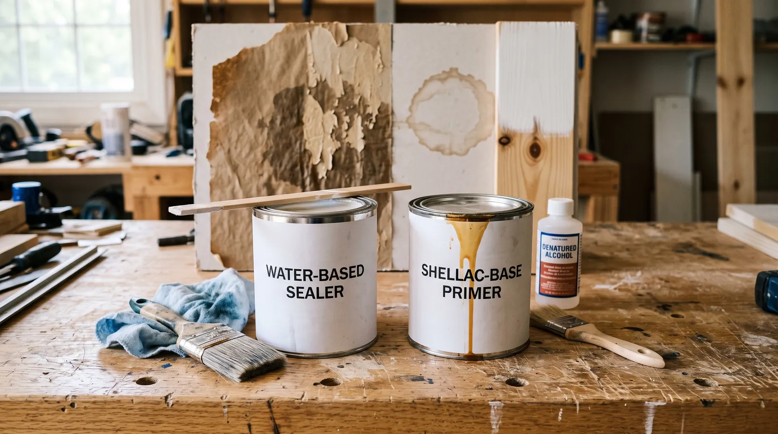 Zinsser Gardz vs BIN: Weak Surface or Stained Surface?