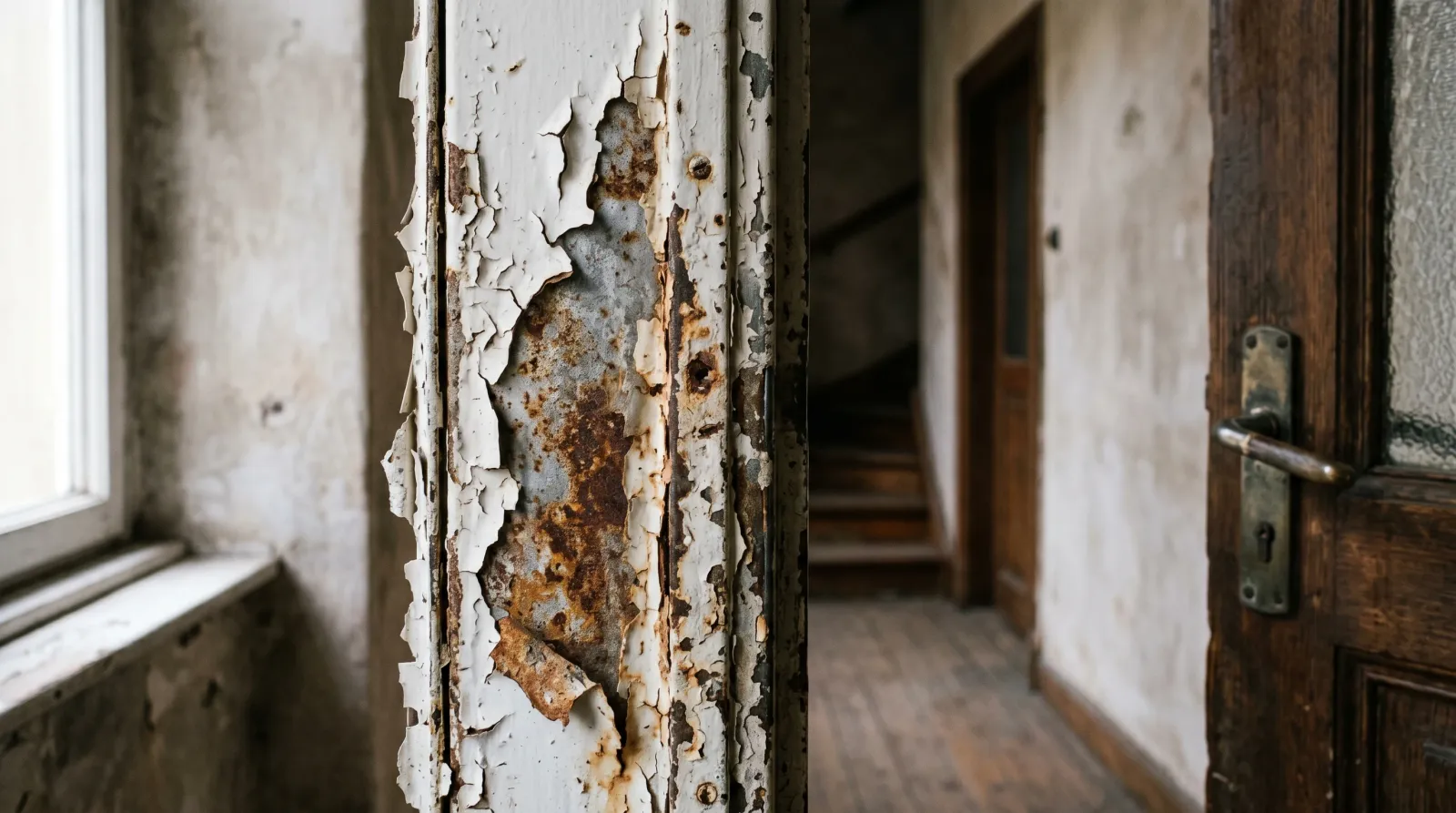 How to Fix Paint Flaking Off a Metal Frame