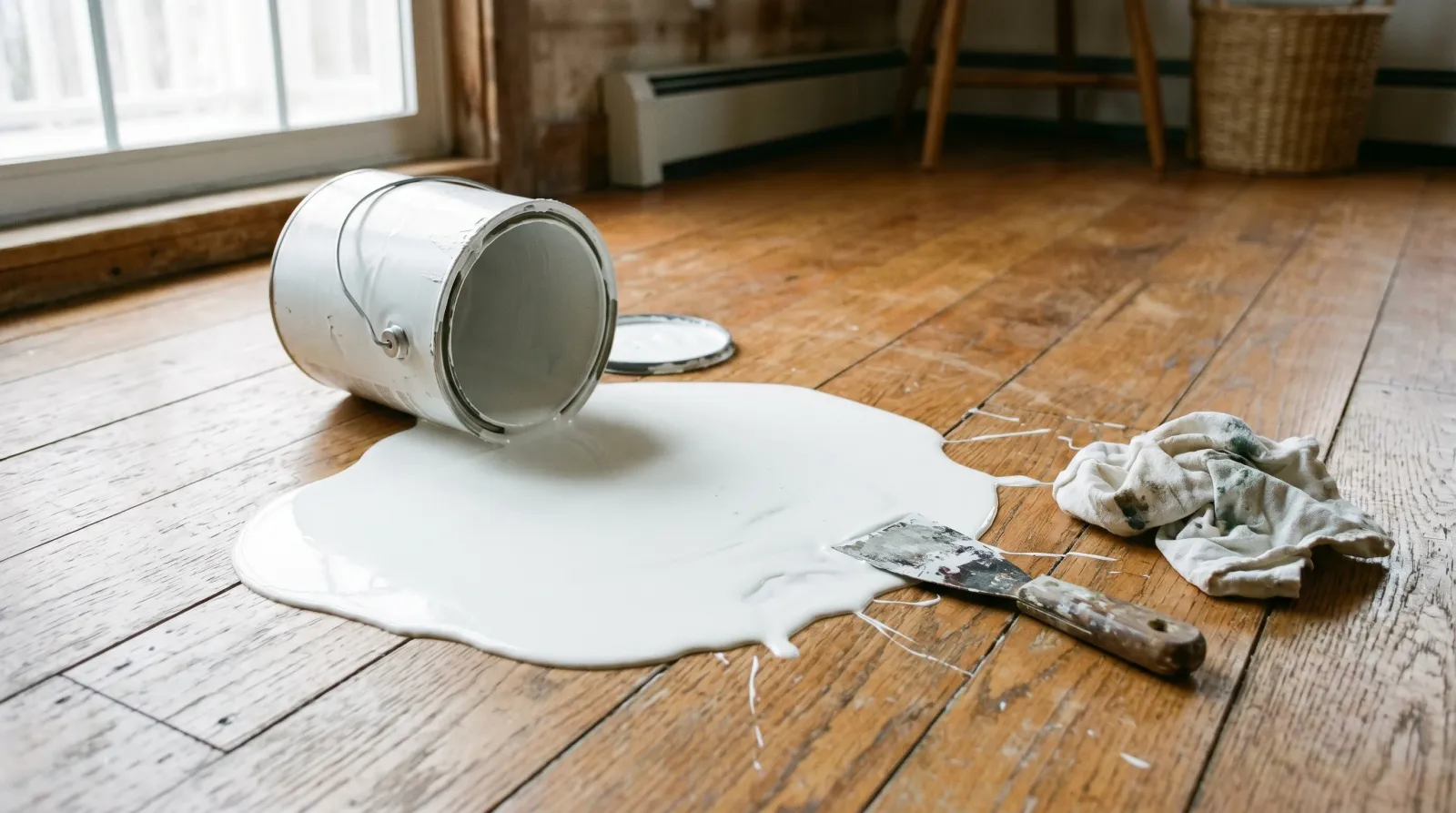 How to Clean Up a Paint Spill
