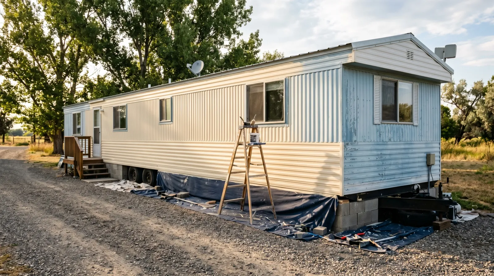 How to Paint Mobile / Manufactured-Home Aluminum Siding