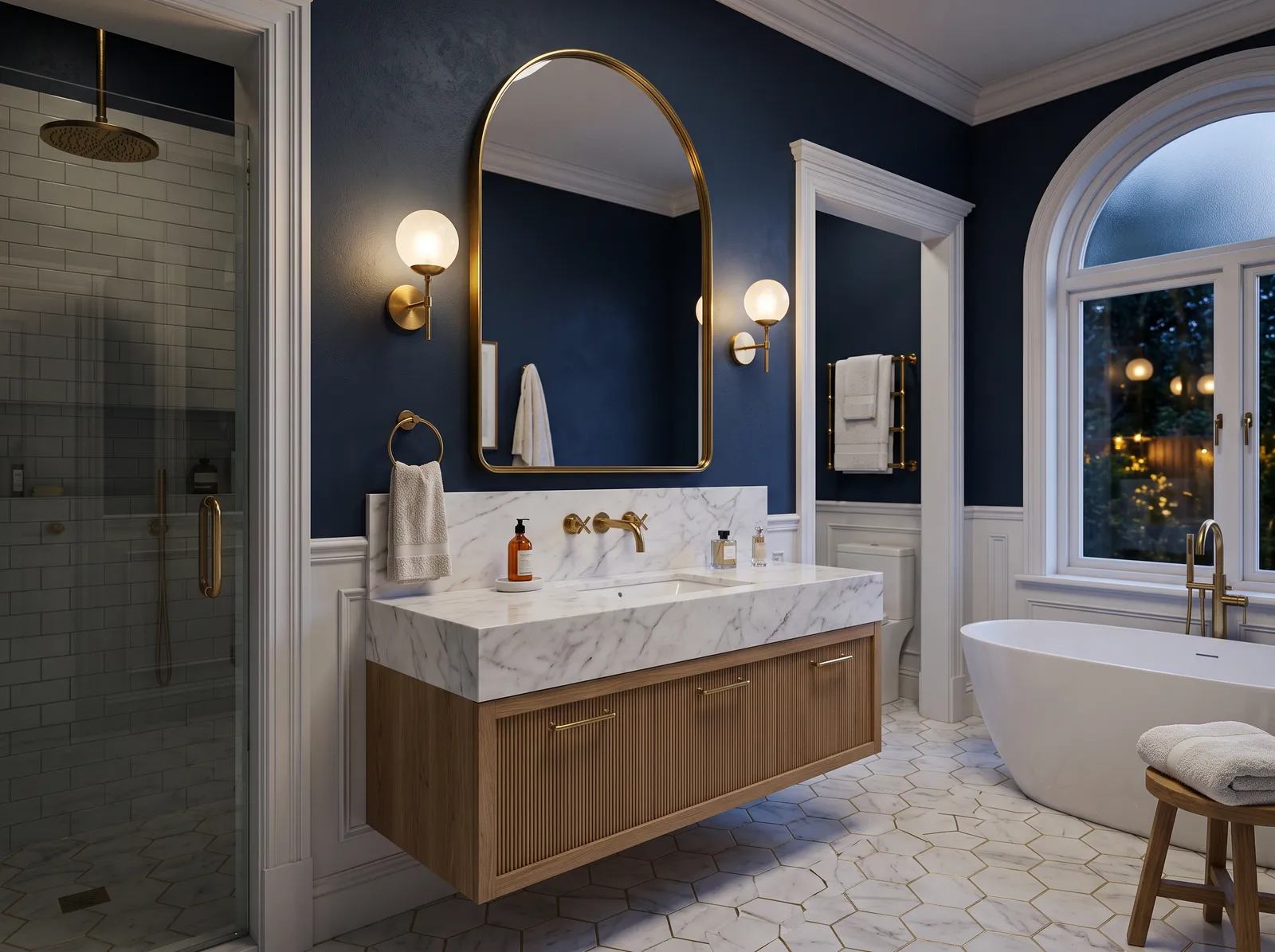 Blue painted in Naval — Deep Navy Mood