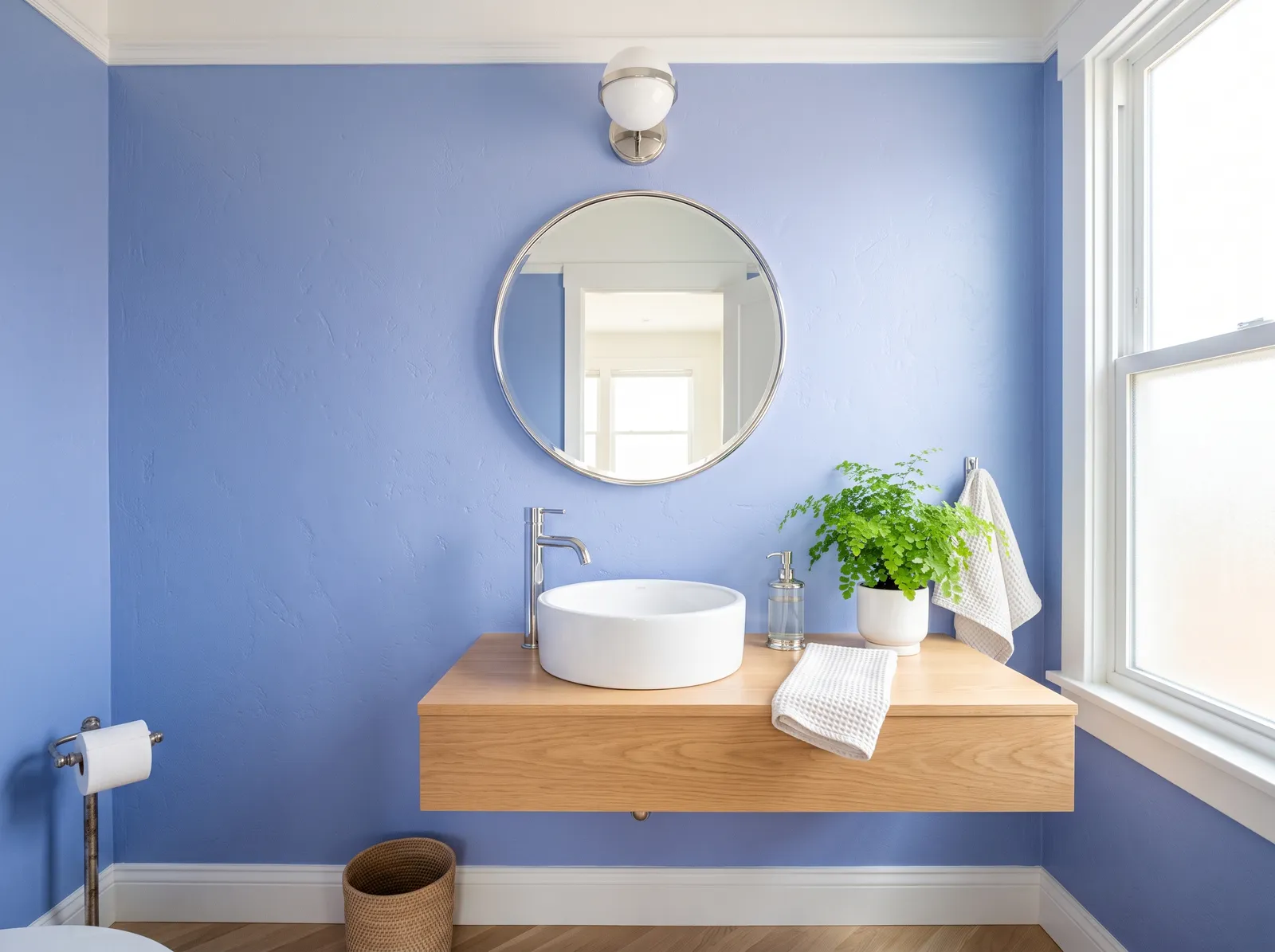 Blue painted in Periwinkle — Soft Periwinkle Bath