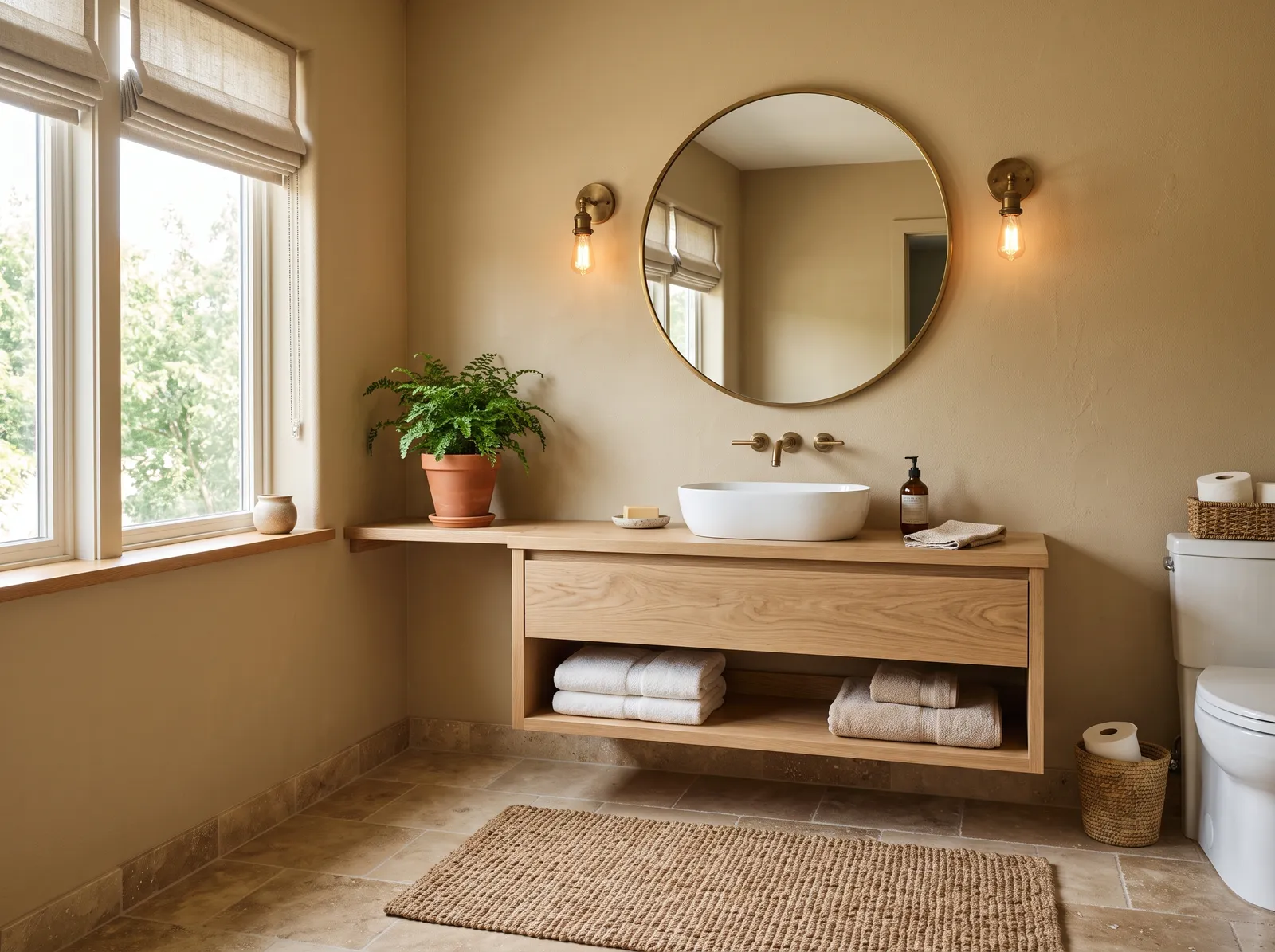Earthy painted in Kilim Beige — Warm Kilim Beige