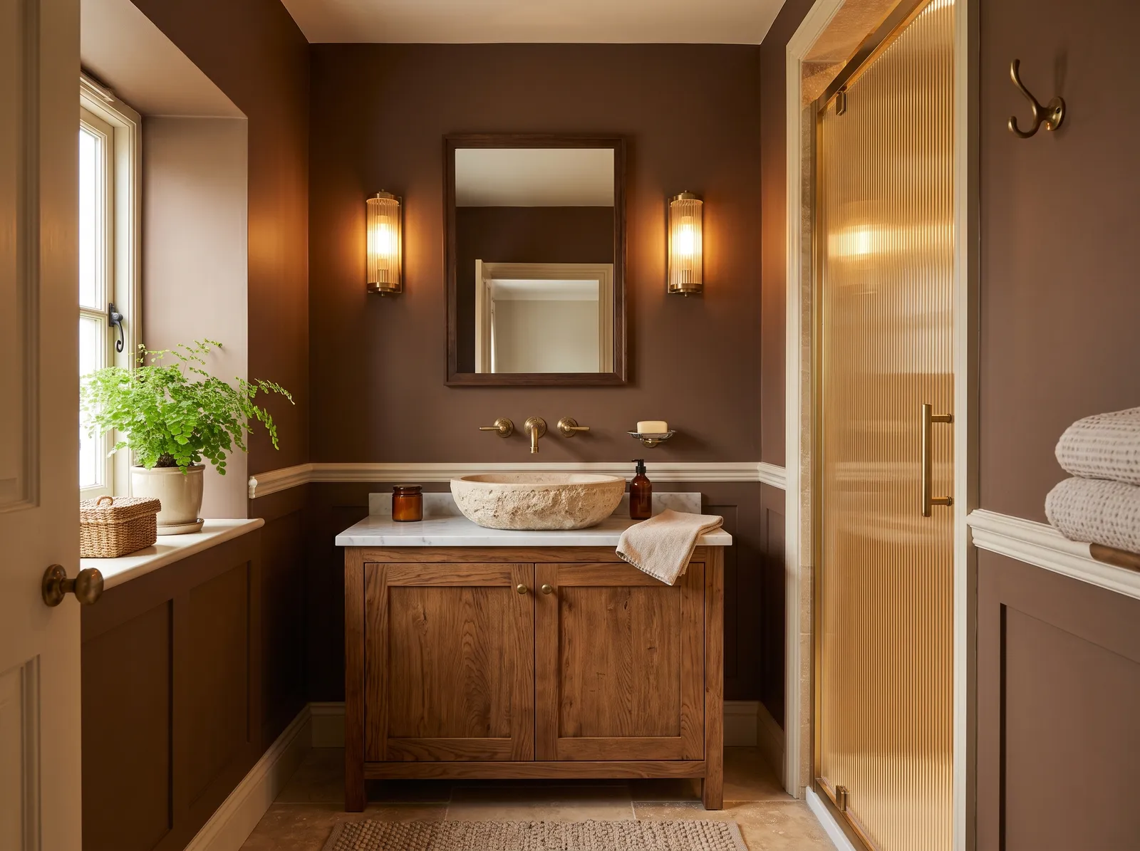 Earthy painted in Mocha — Cozy Coffee Mocha