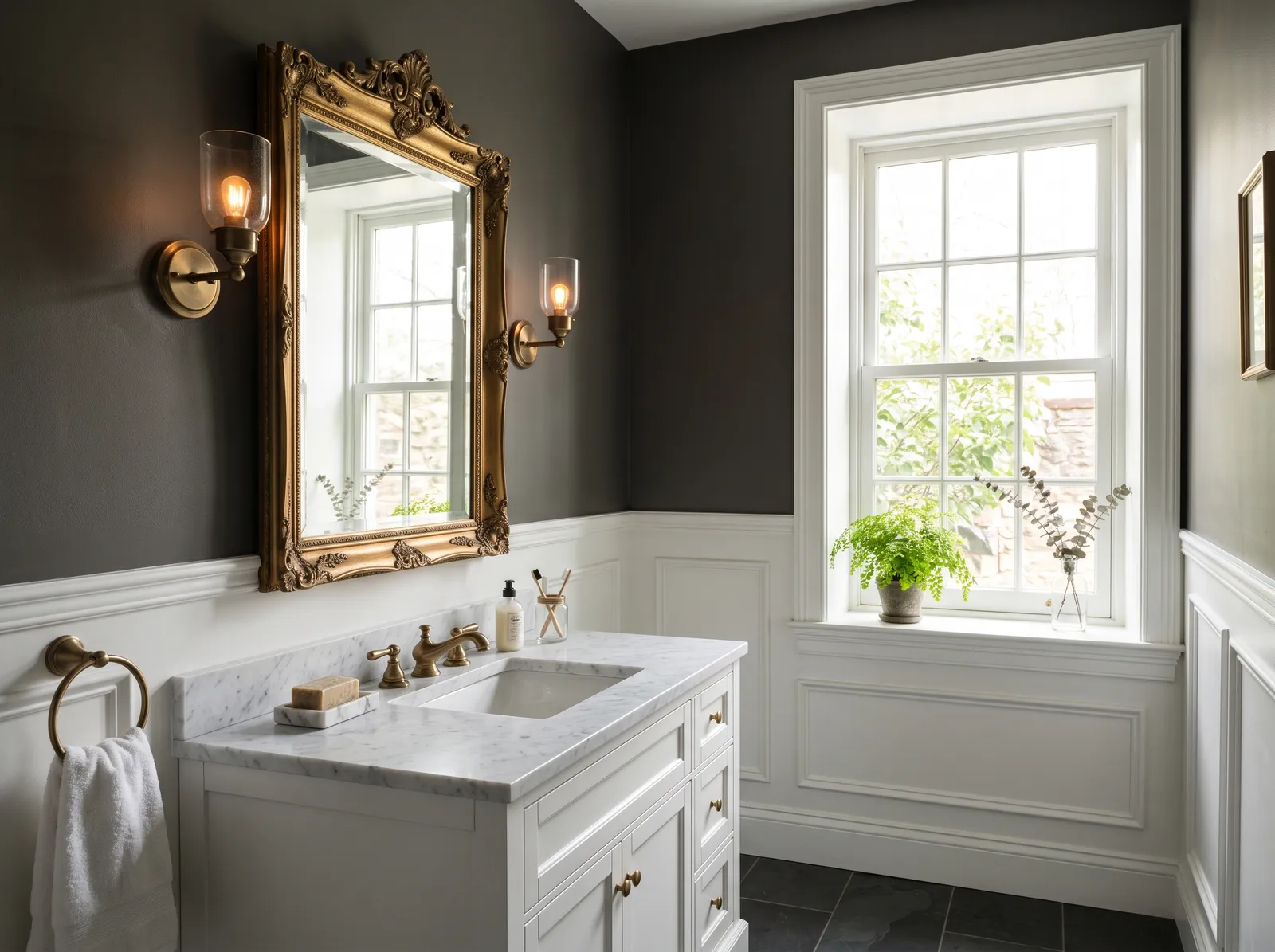Gray painted in Kendall Charcoal — Moody Kendall Charcoal