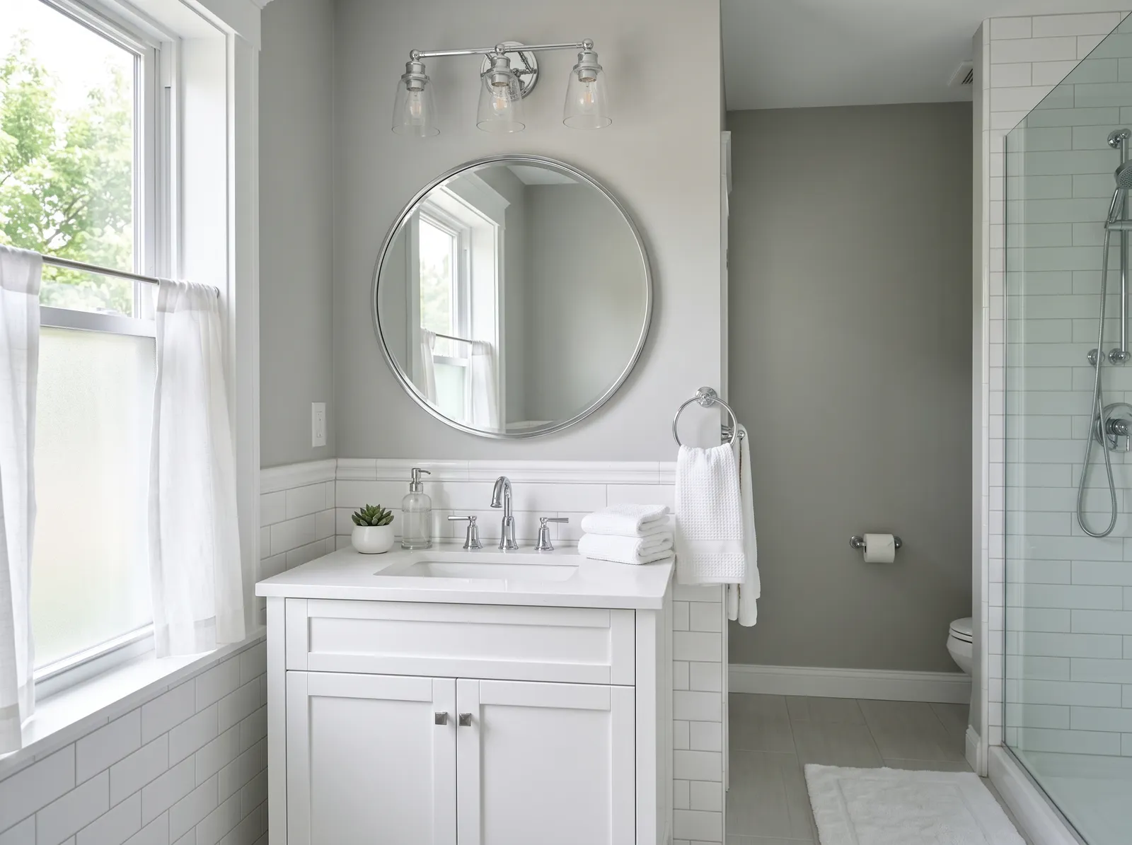 Gray painted in Gray Owl — Soft Cool Gray