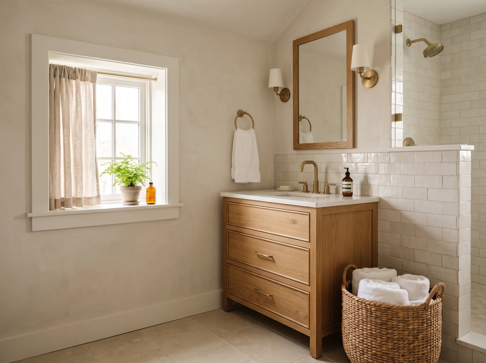 White painted in Shoji White — Shoji White Warmth