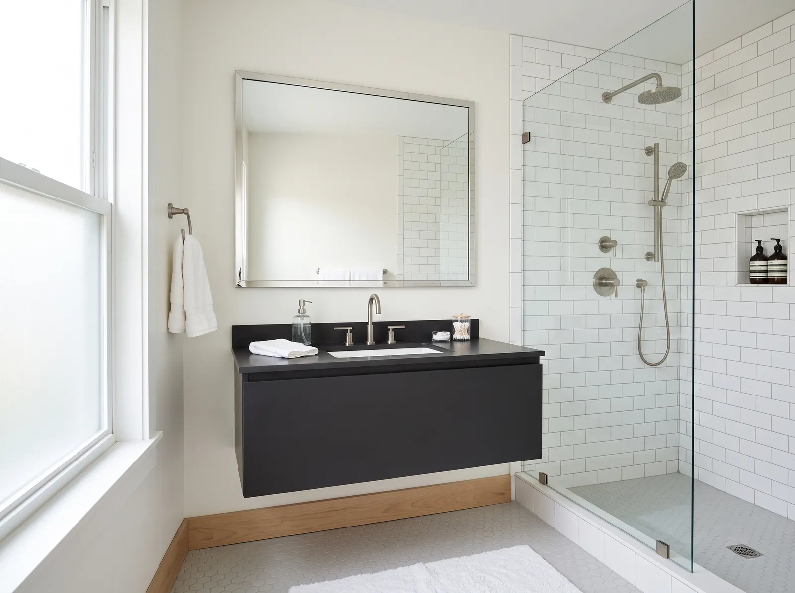 Black & White painted in Extra White — Crisp Domino