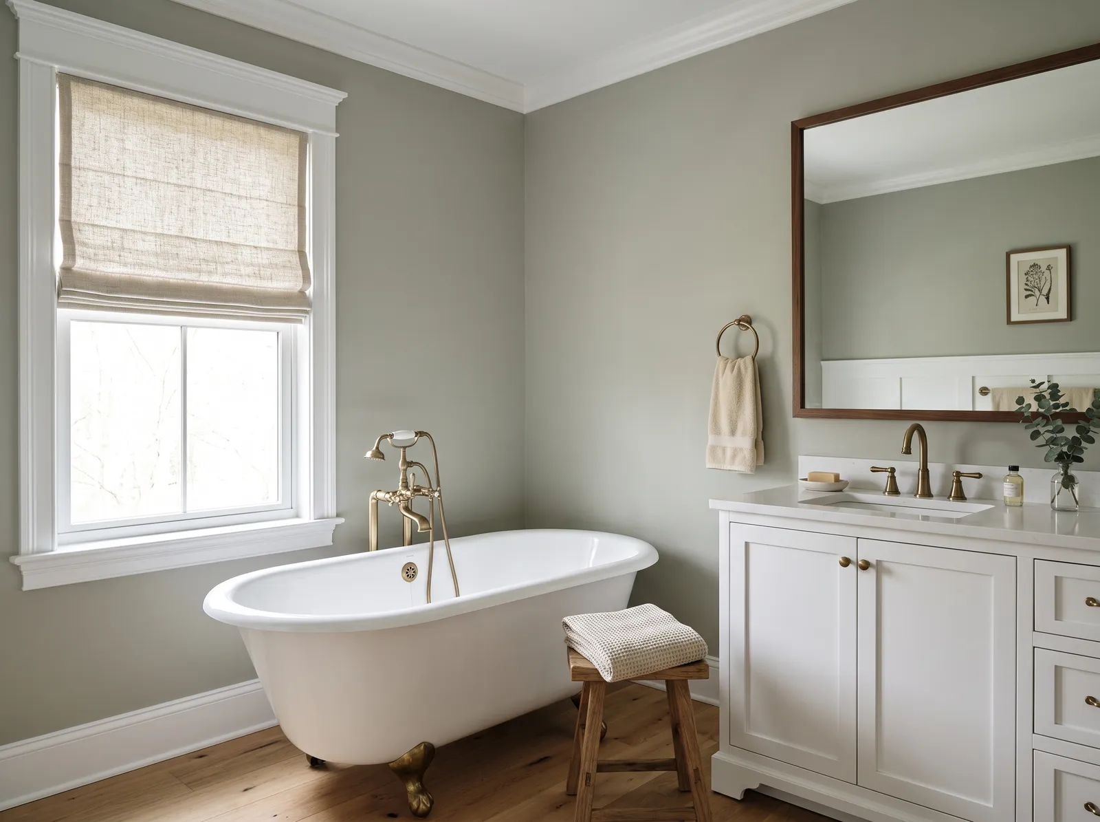 Green painted in Clary Sage — Gentle Clary Sage