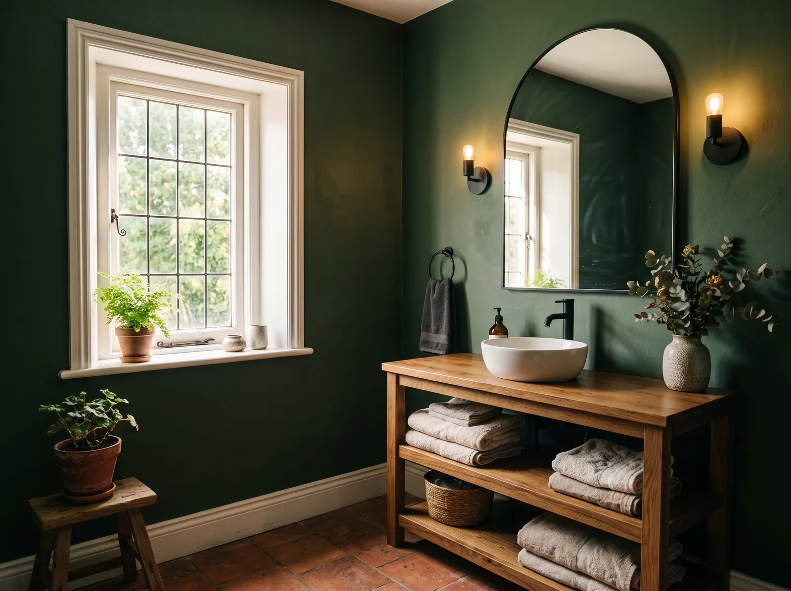 Green painted in Rosemary — Deep Rosemary Calm