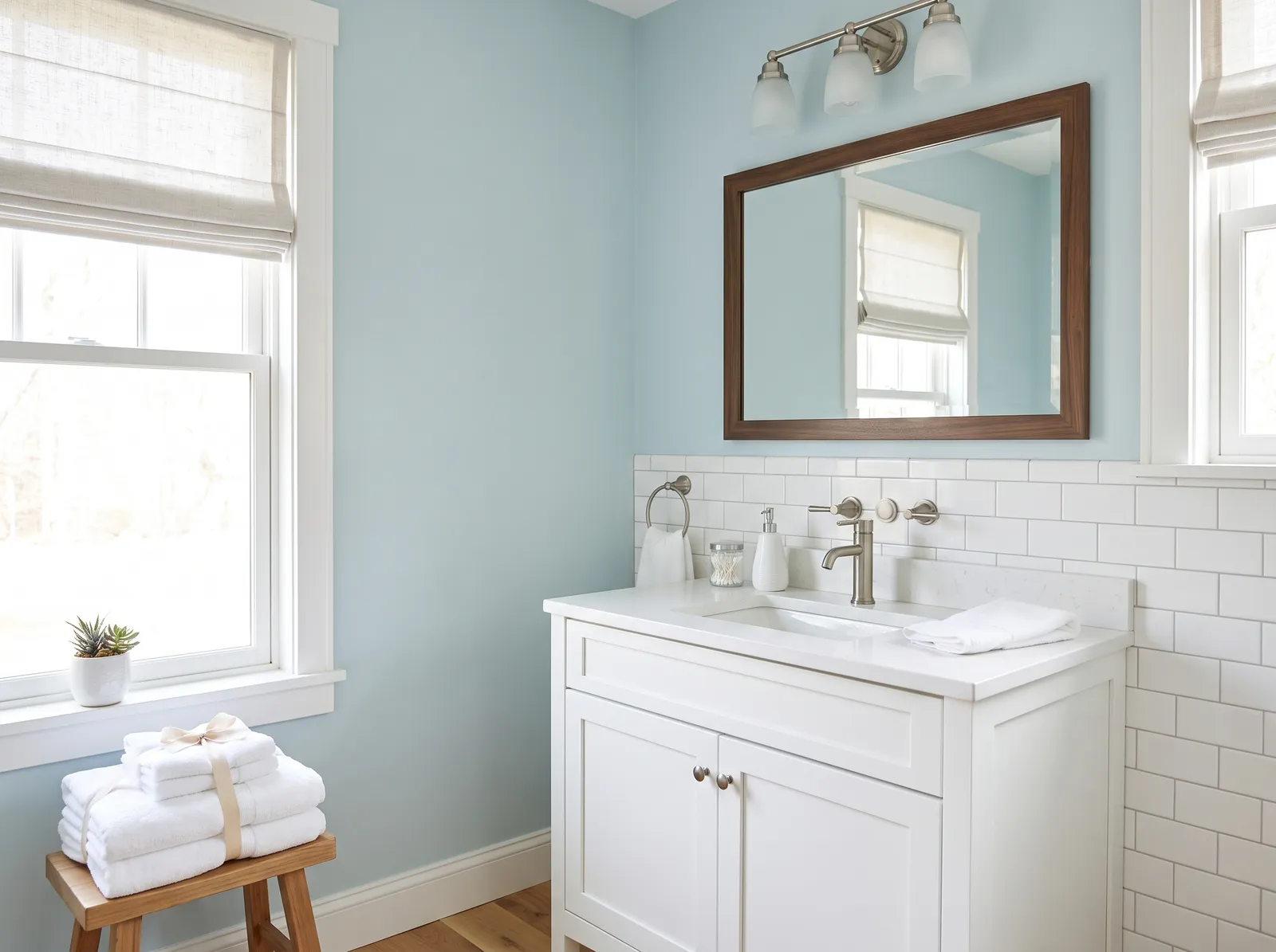 Guest painted in Breath of Fresh Air — Soft Spa Blue