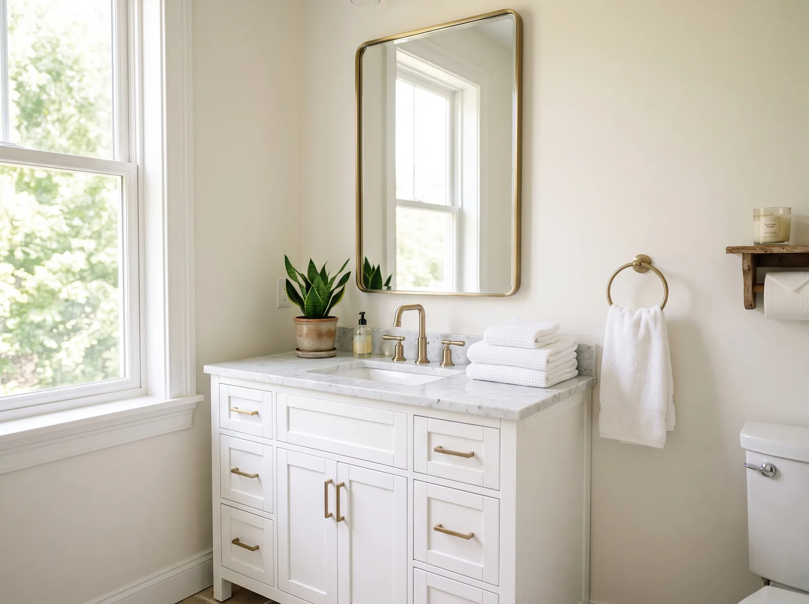 Guest painted in White Dove — Warm White