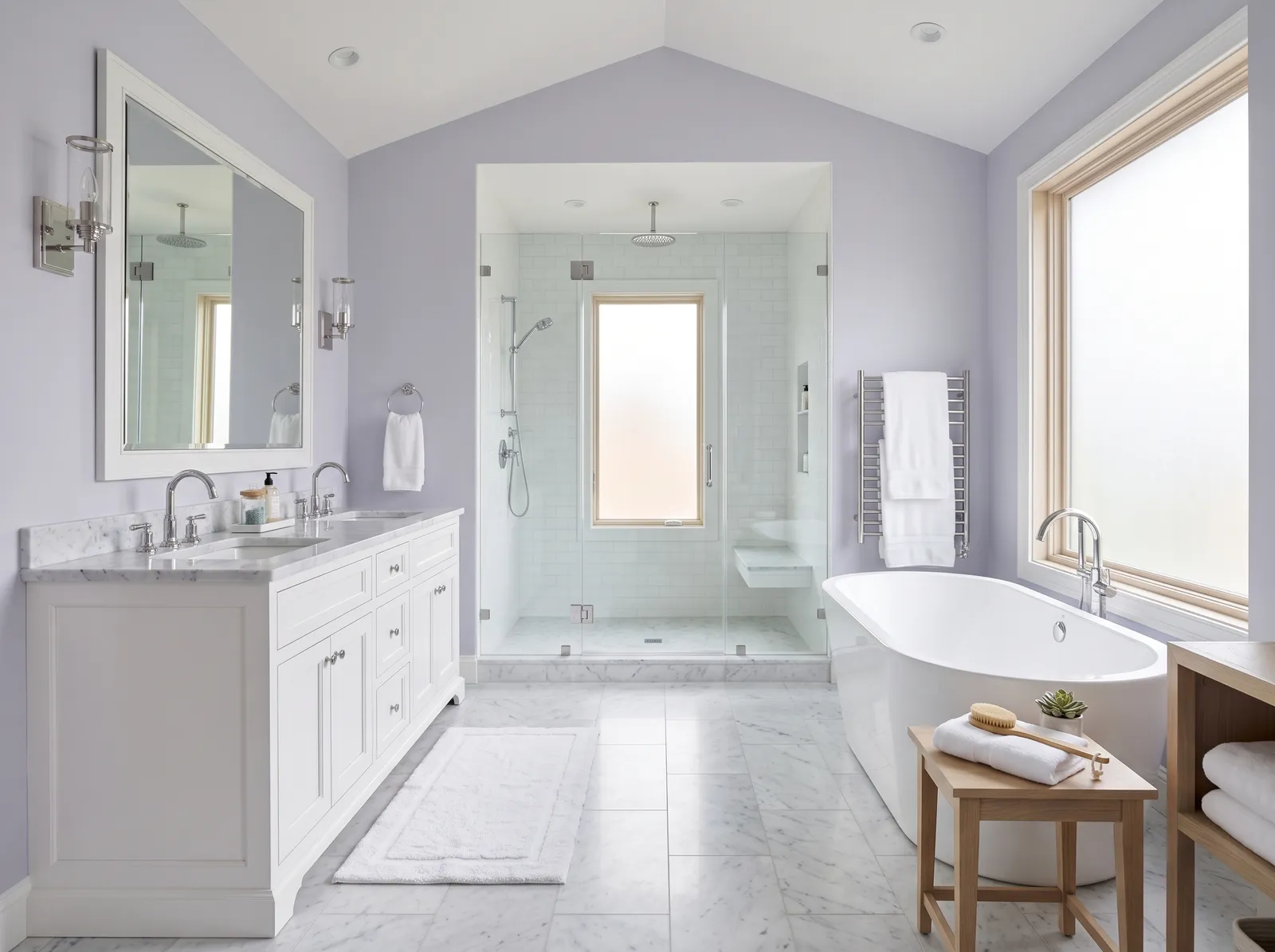 Master painted in Lavender Mist — Soft Lavender Calm