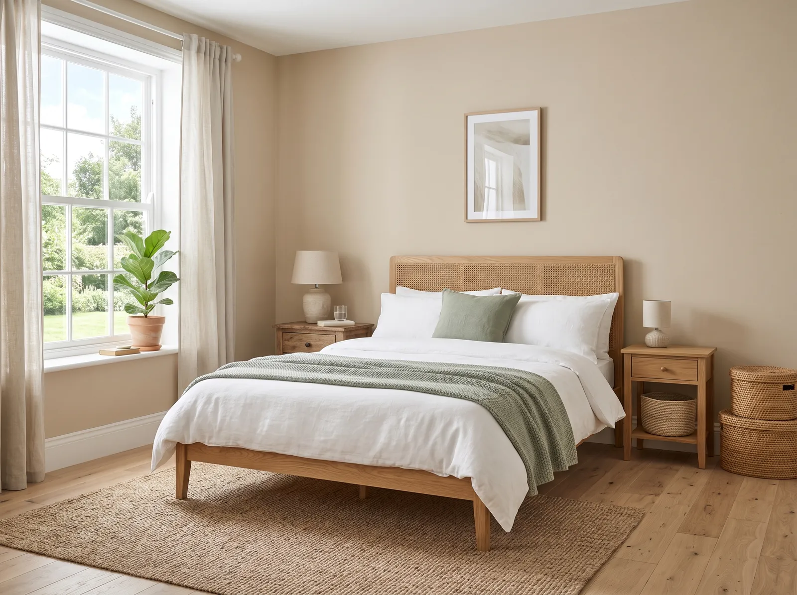 Beige painted in Canvas Tan — Sandy Canvas