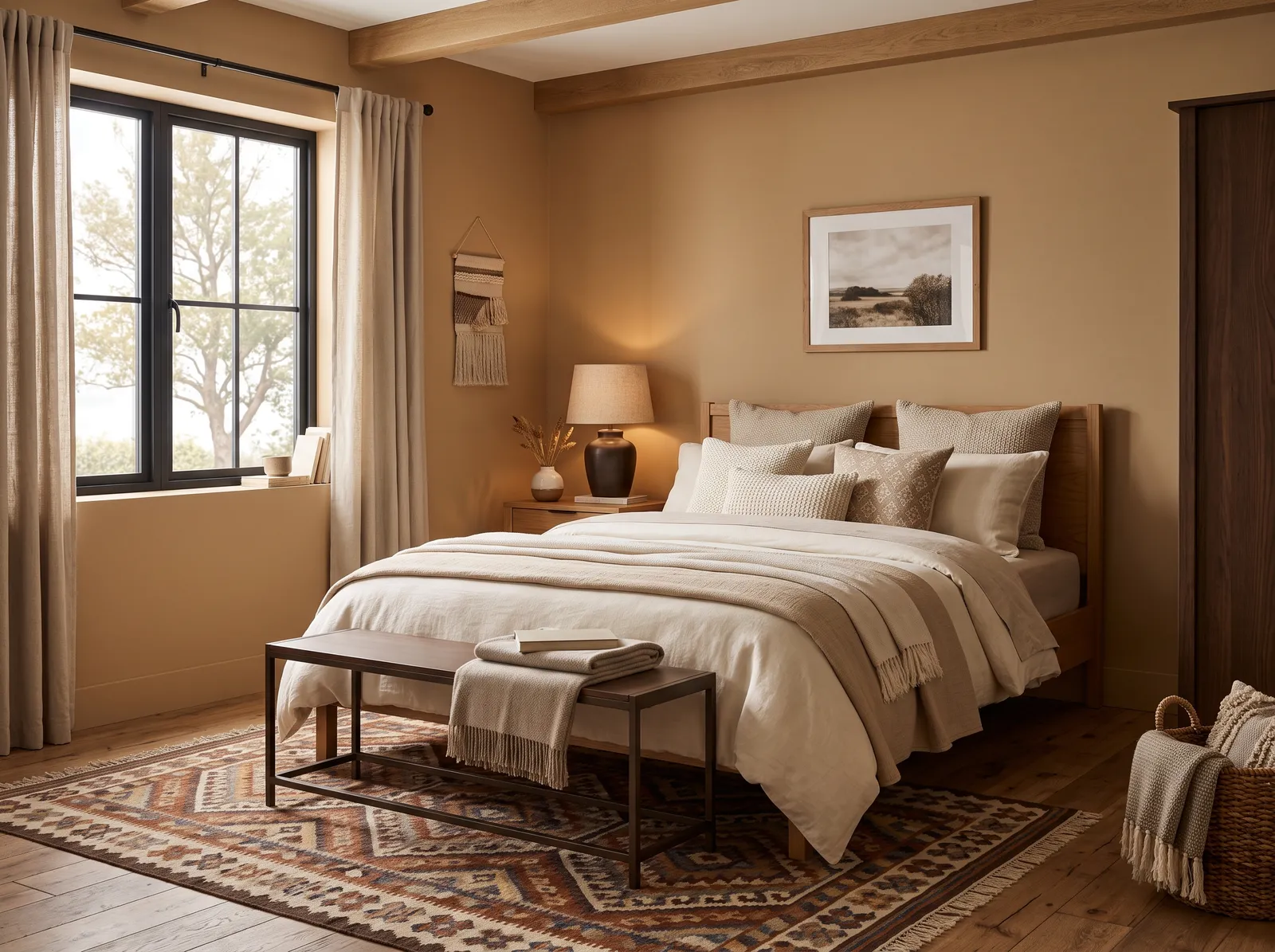 Beige painted in Kilim Beige — Warm Kilim Beige